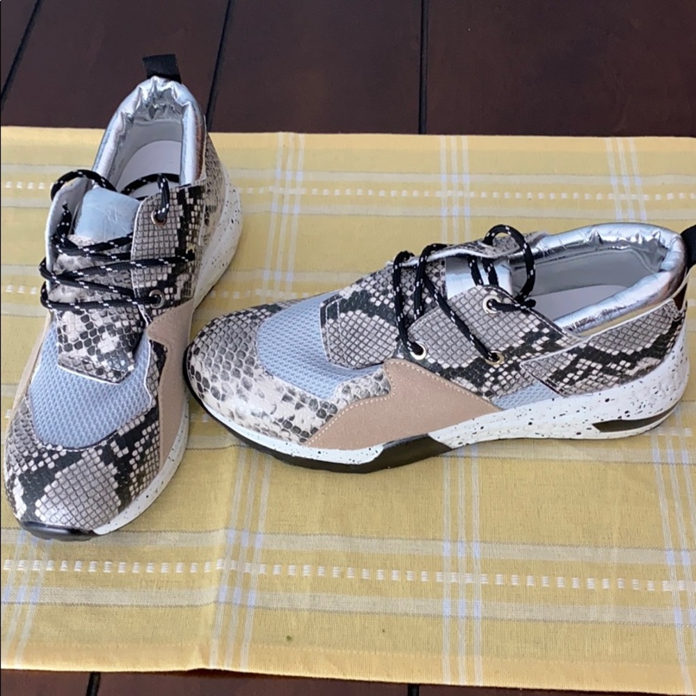Snakeskin sneakers
